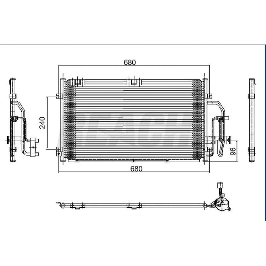 Reach International 31-3051 A/C Condenser