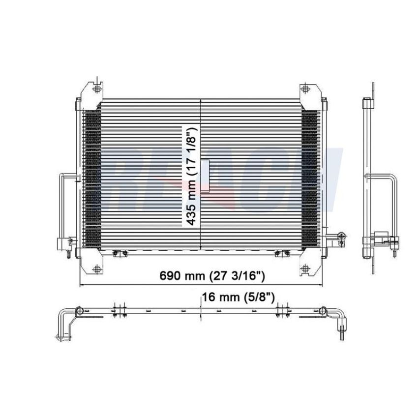 Reach International 31-3054 A/C Condenser