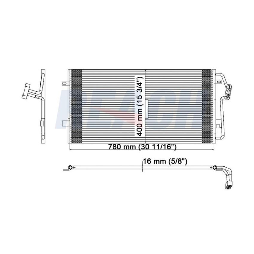 Reach International 31-3070 A/C Condenser