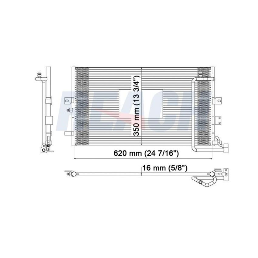 Reach International 31-3072 A/C Condenser
