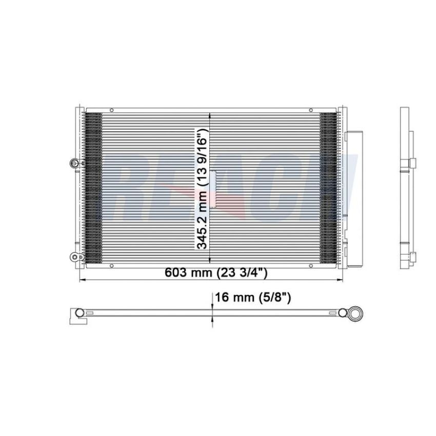 Reach International 31-3093 A/C Condenser