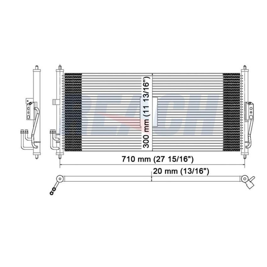 Reach International 31-3099 A/C Condenser