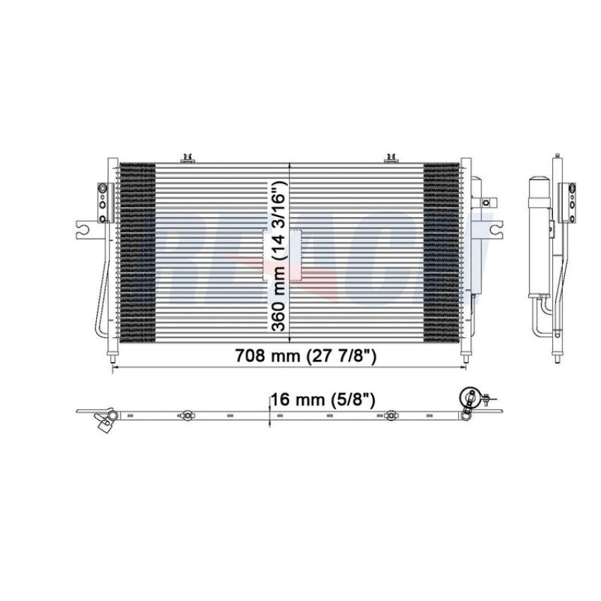 Reach International 31-3100 A/C Condenser