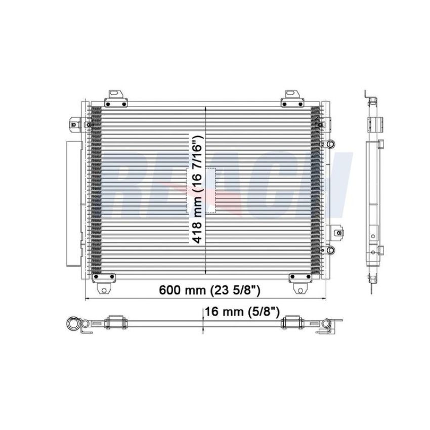 Reach International 31-3101 A/C Condenser