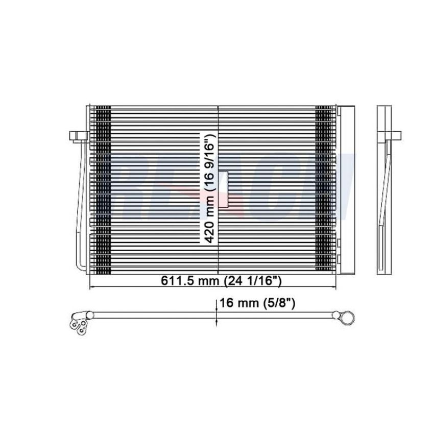 Reach International 31-3105 A/C Condenser