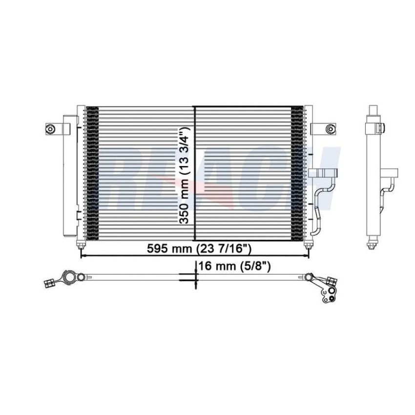 Reach International 31-3116 A/C Condenser