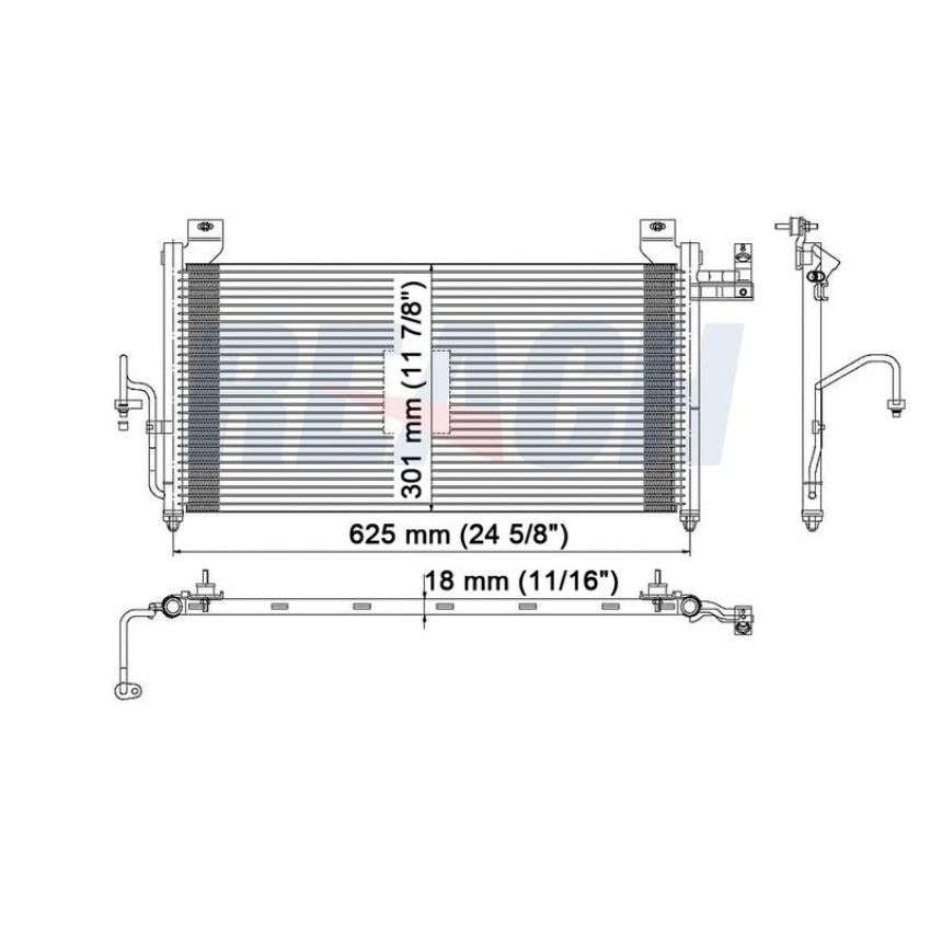 Reach International 31-3117 A/C Condenser