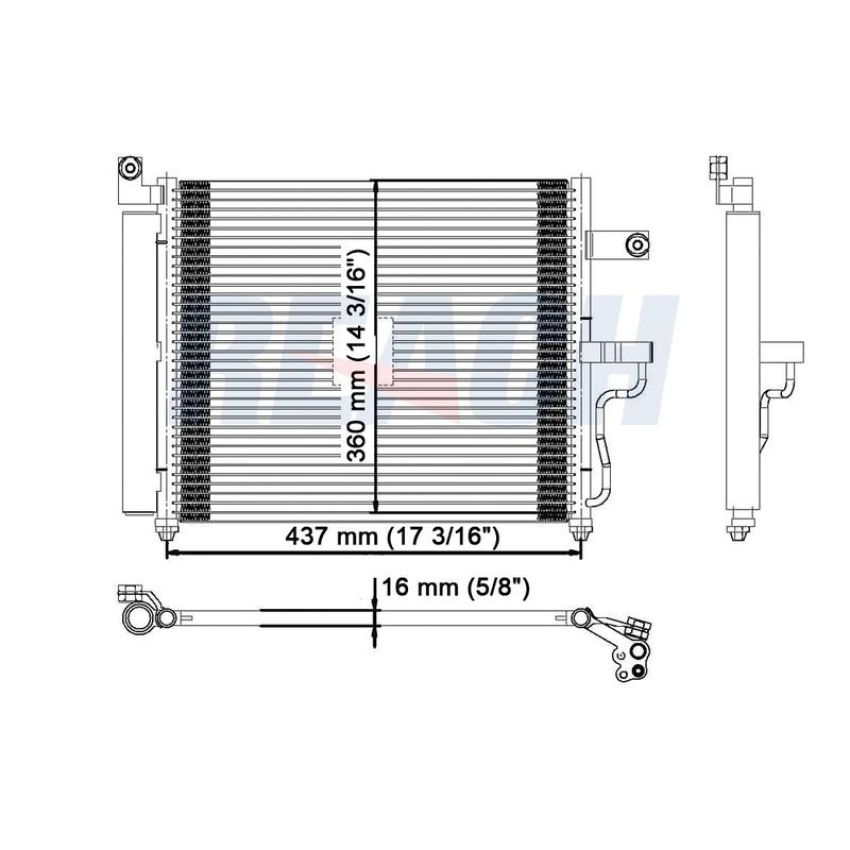 Reach International 31-3119 A/C Condenser