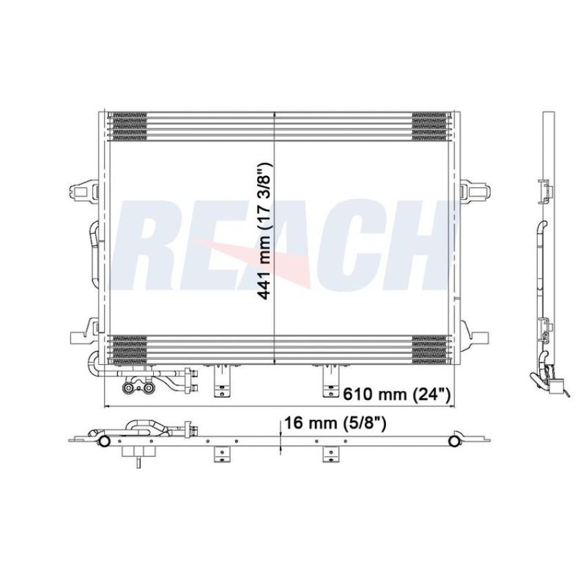 Reach International 31-3159 A/C Condenser