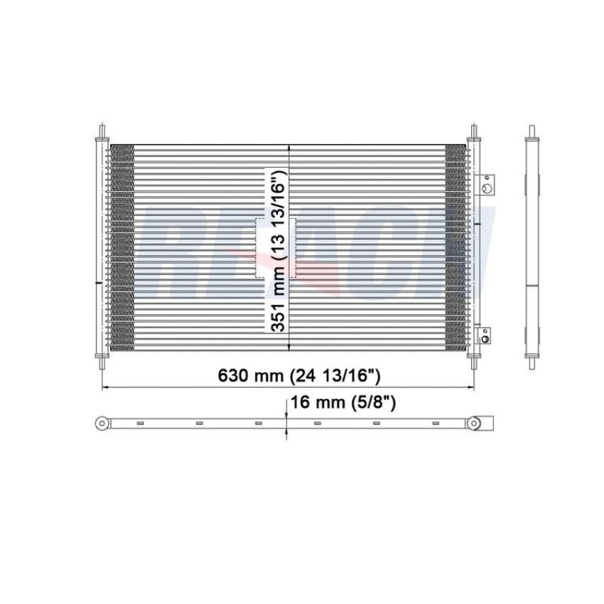Reach International 31-3206 A/C Condenser