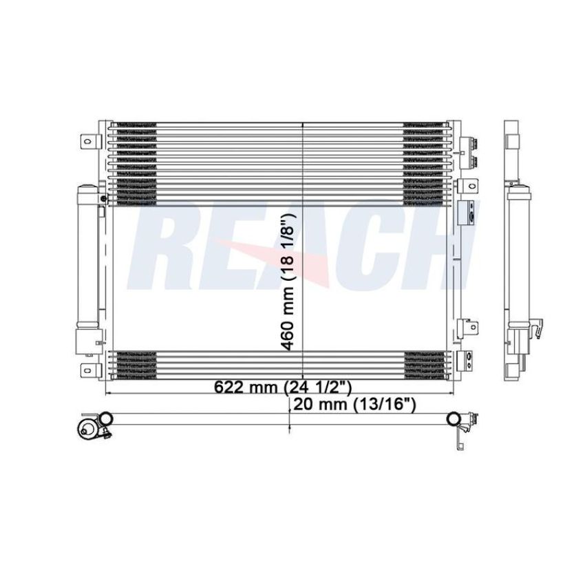 Reach International 31-3237 A/C Condenser