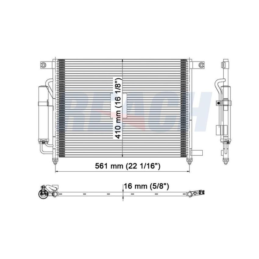 Reach International 31-3240 A/C Condenser