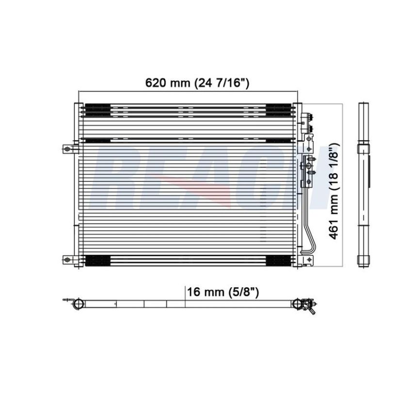 Reach International 31-3247 A/C Condenser