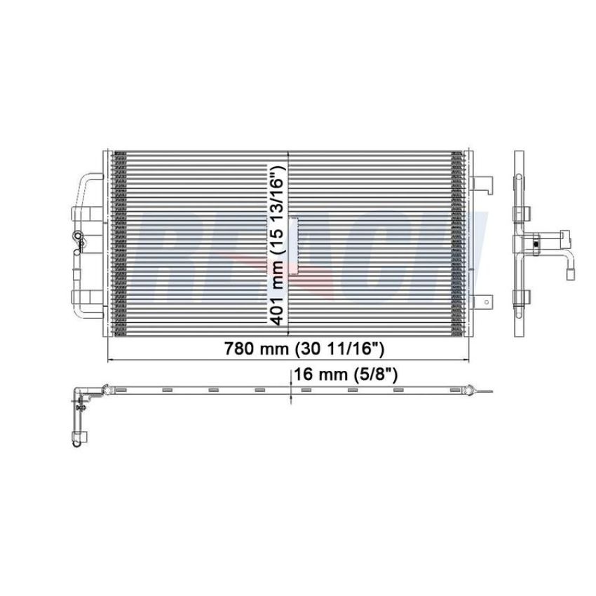Reach International 31-3249 A/C Condenser