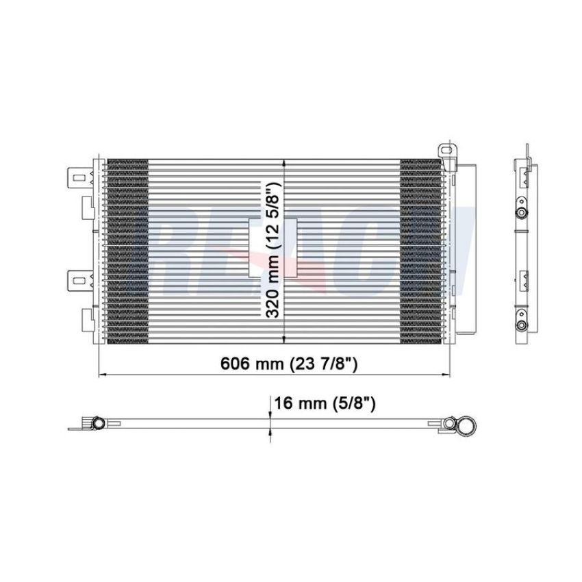 Reach International 31-3254 A/C Condenser