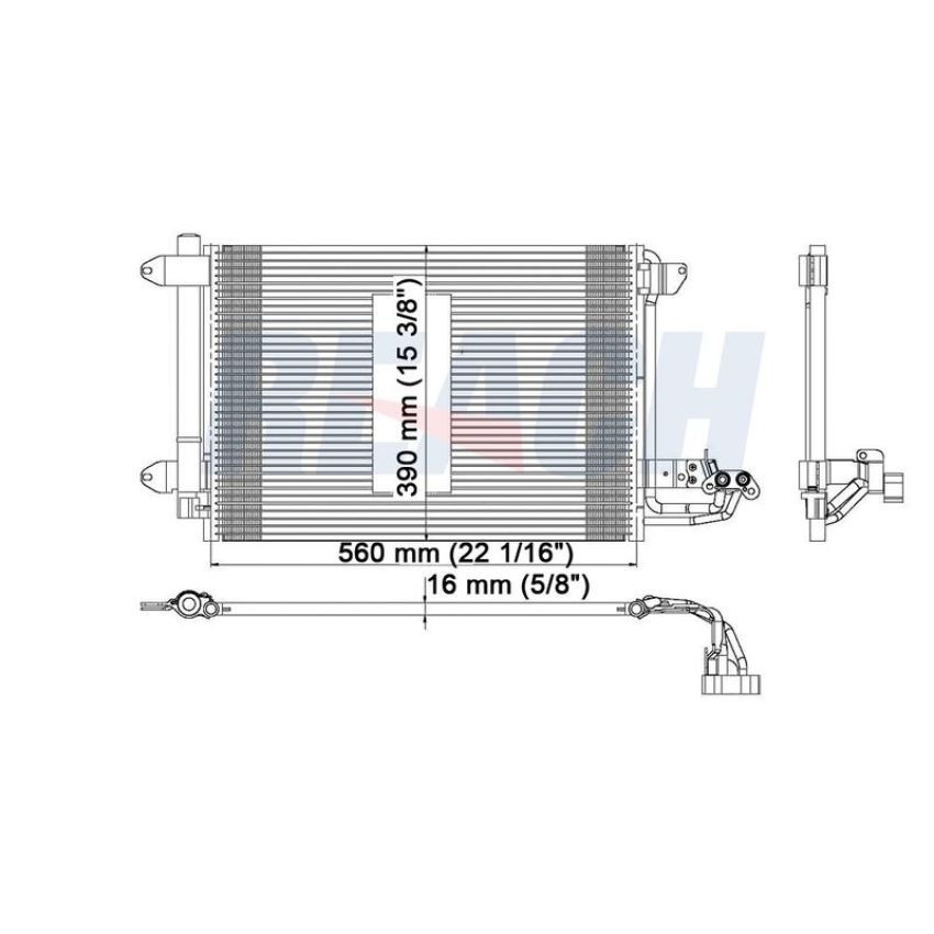 Reach International 31-3255 A/C Condenser