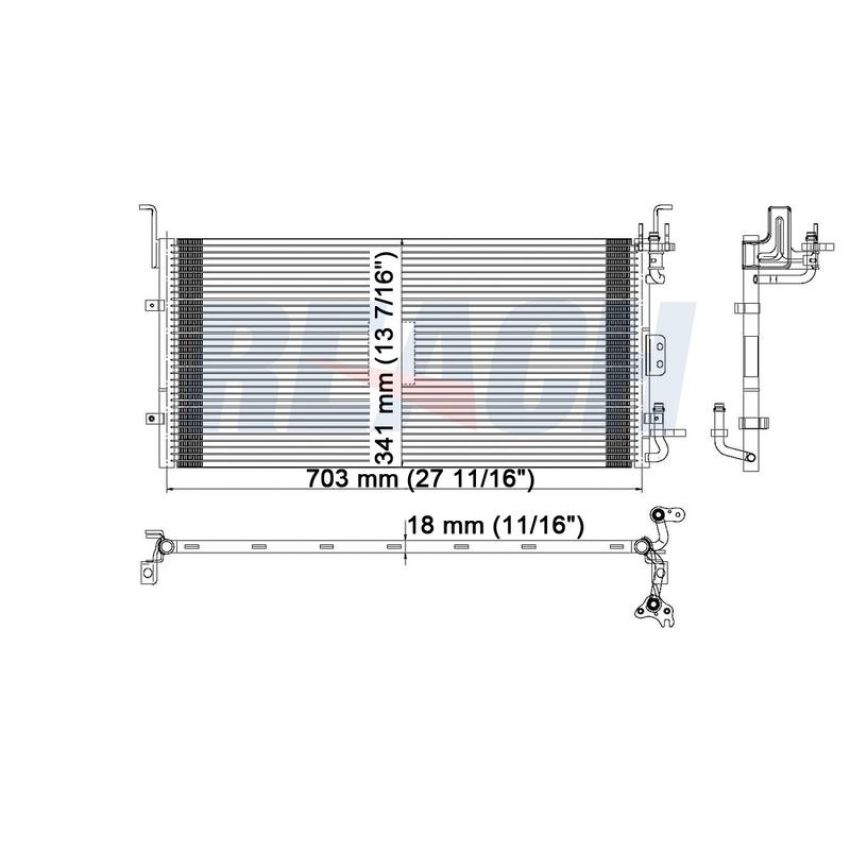 Reach International 31-3257 A/C Condenser