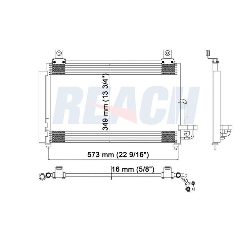 Reach International 31-3263 A/C Condenser