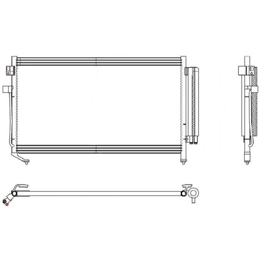 Reach International 31-3278 A/C Condenser