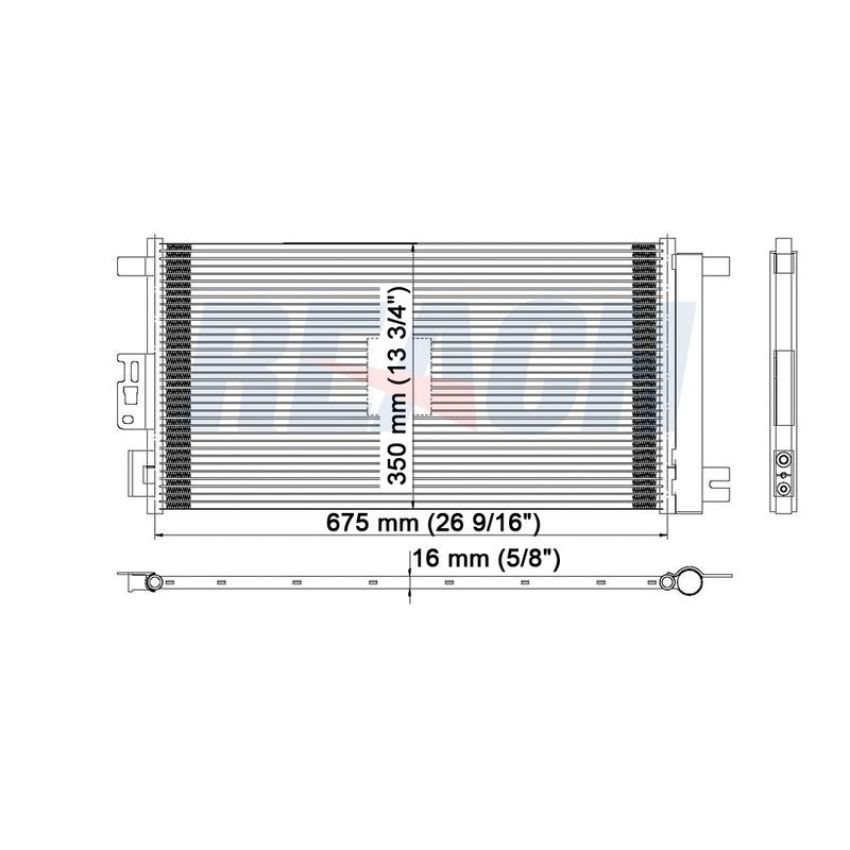 Reach International 31-3279 A/C Condenser