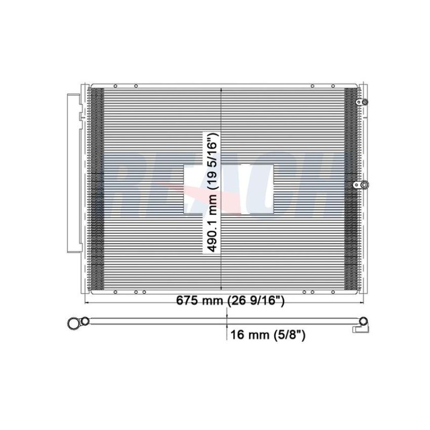 Reach International 31-3281 A/C Condenser
