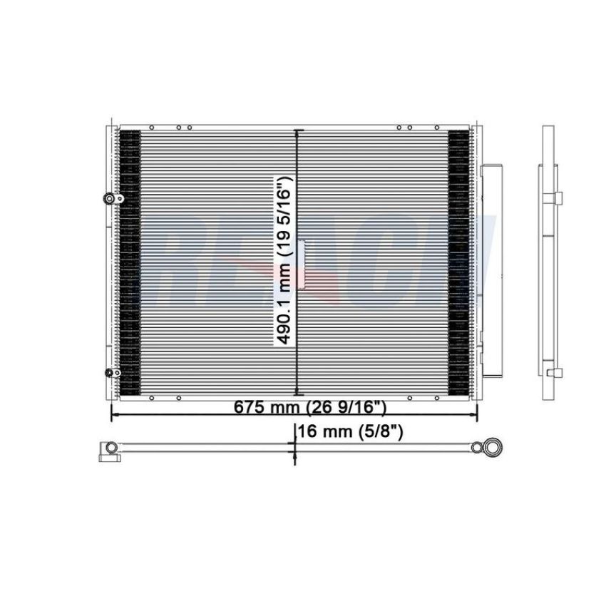 Reach International 31-3284 A/C Condenser