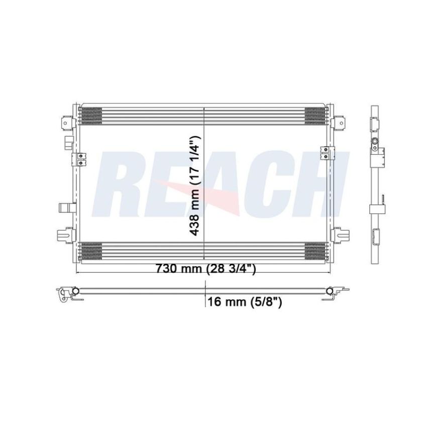 Reach International 31-3287 A/C Condenser