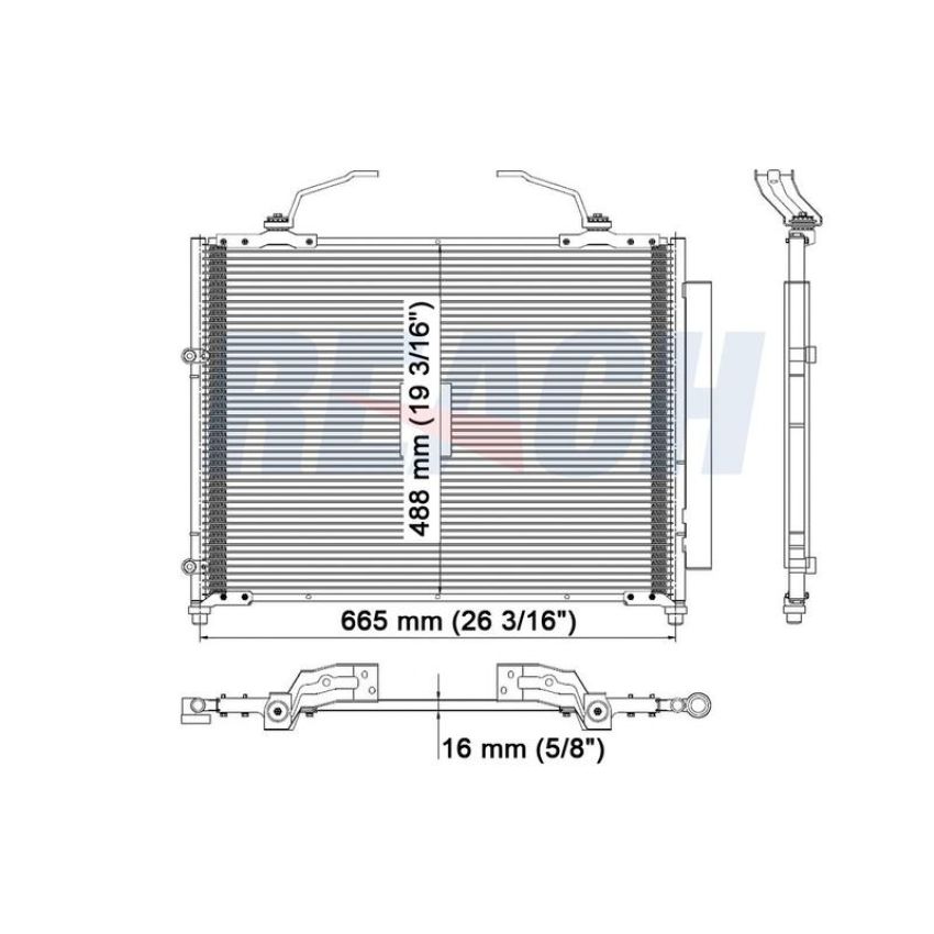 Reach International 31-3290 A/C Condenser