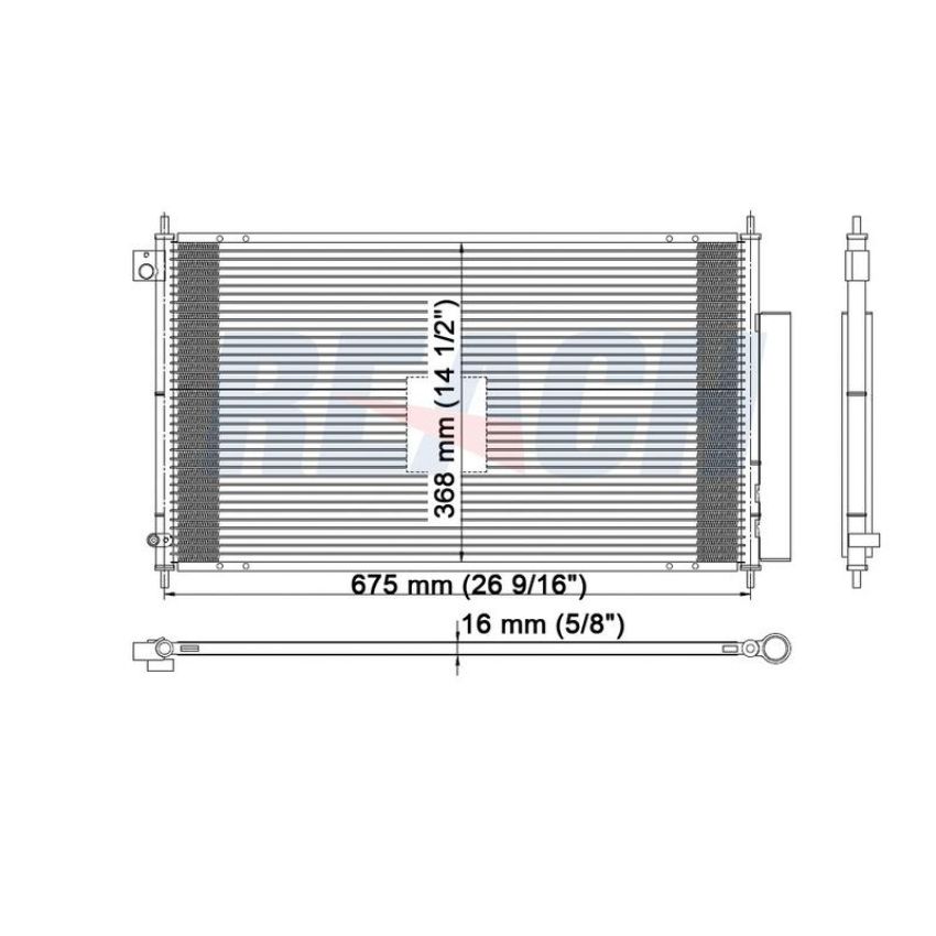 Reach International 31-3295 A/C Condenser