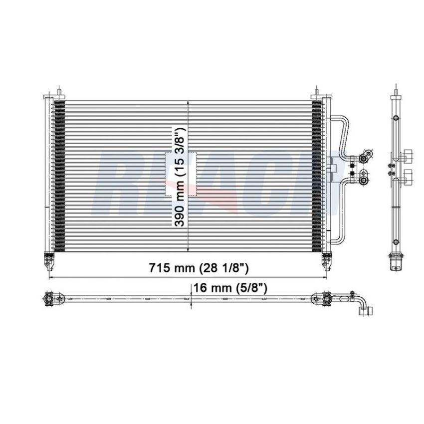 Reach International 31-3298 A/C Condenser
