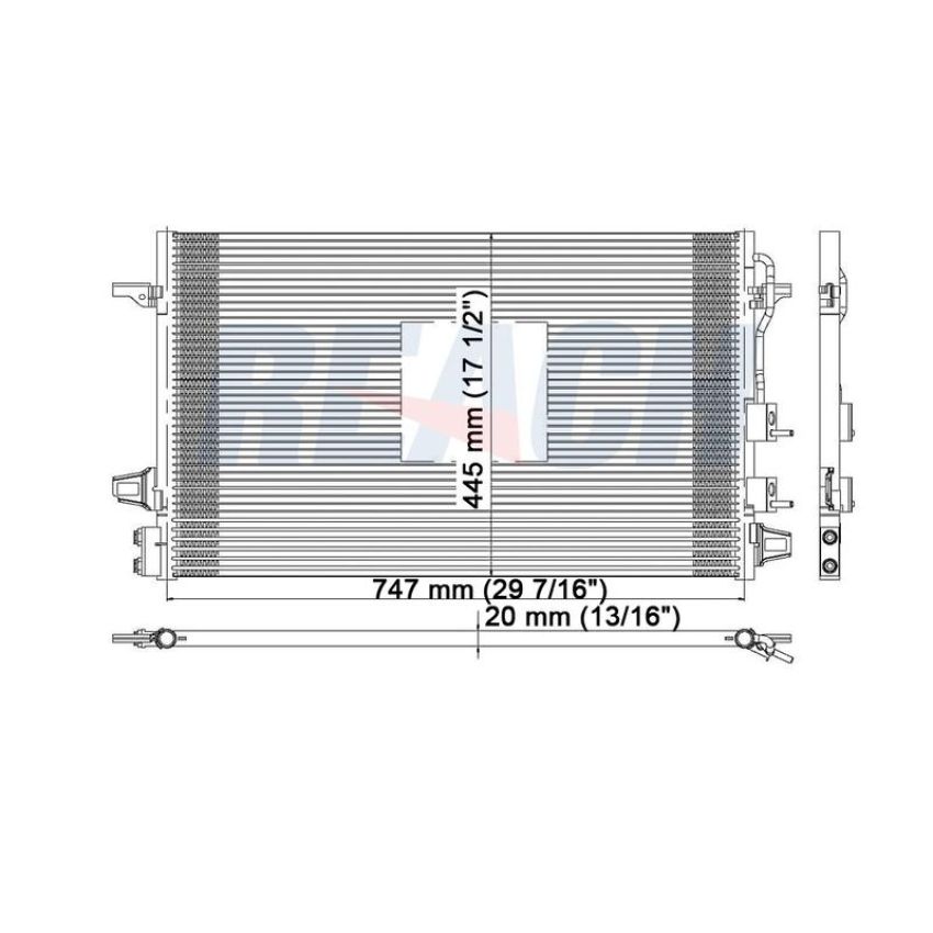 Reach International 31-3320 A/C Condenser