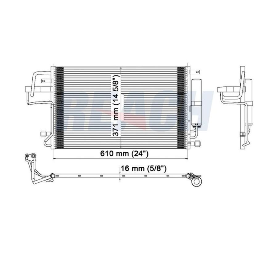 Reach International 31-3323 A/C Condenser