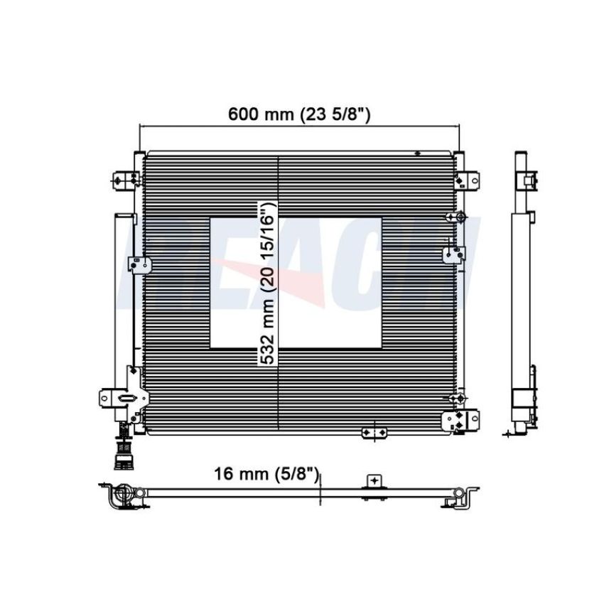 Reach International 31-3349 A/C Condenser