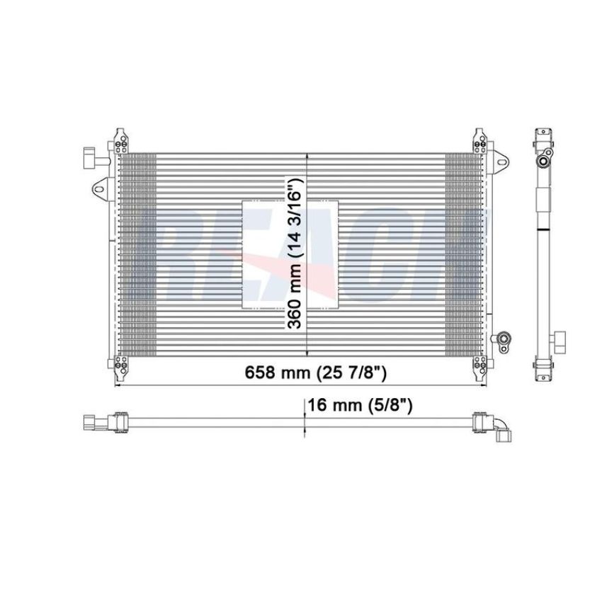 Reach International 31-3362 A/C Condenser