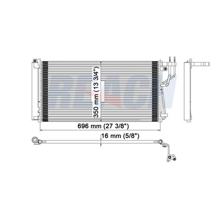 Reach International 31-3381 A/C Condenser