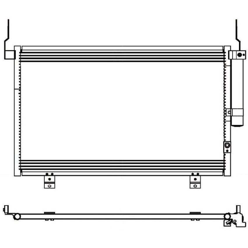 Reach International 31-3383 A/C Condenser