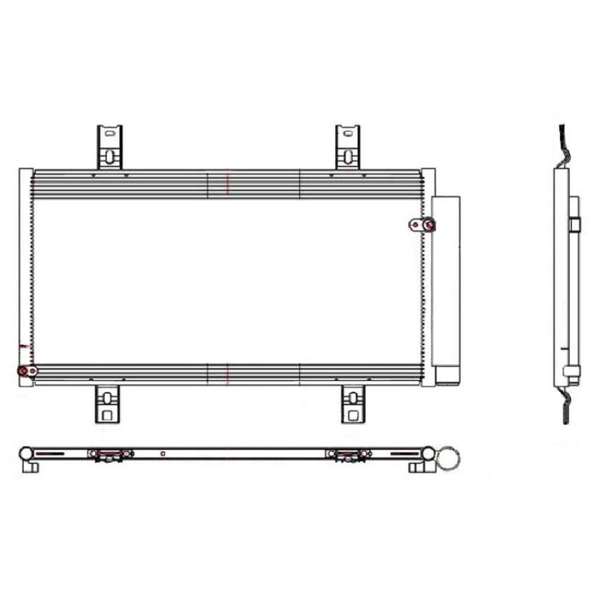 Reach International 31-3384 A/C Condenser