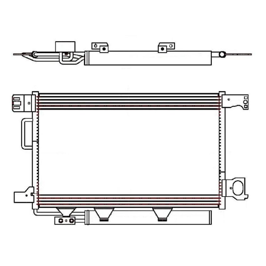 Reach International 31-3385 A/C Condenser