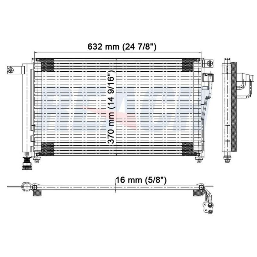 Reach International 31-3386 A/C Condenser