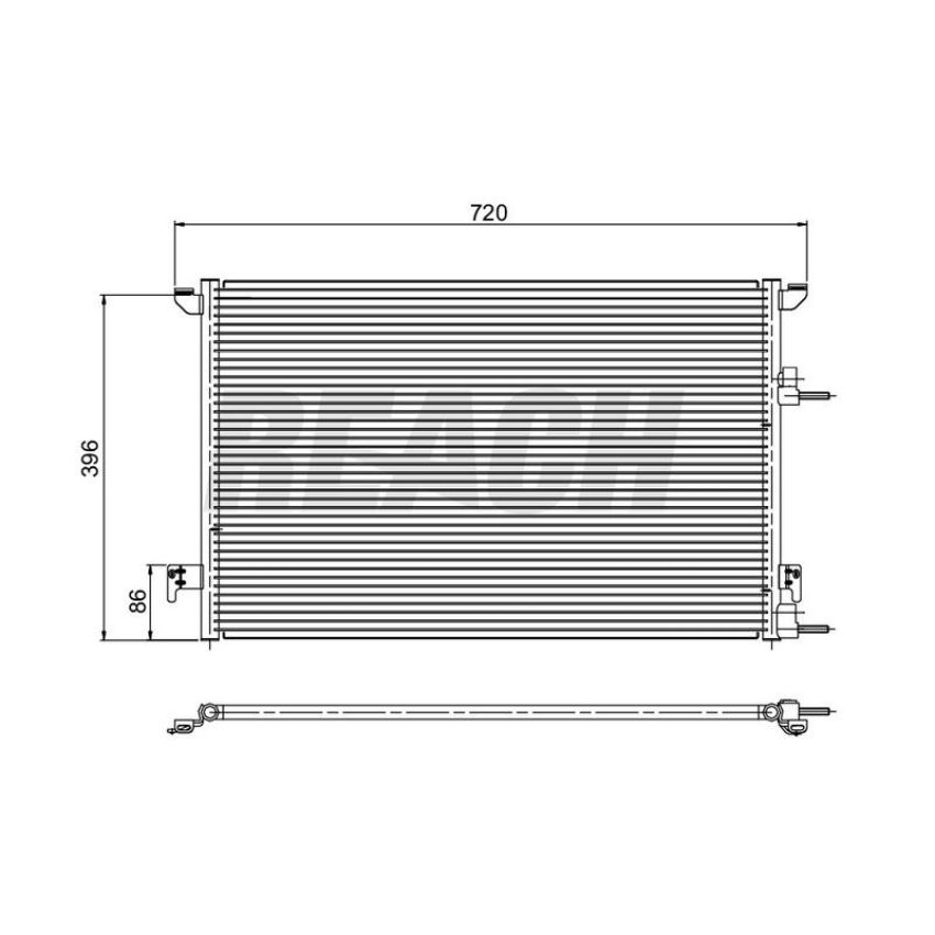 Reach International 31-3388 A/C Condenser