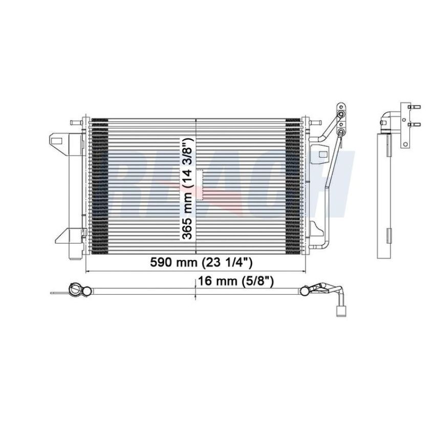 Reach International 31-3390 A/C Condenser