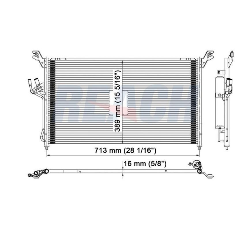Reach International 31-3420 A/C Condenser