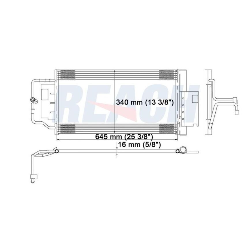Reach International 31-3474 A/C Condenser