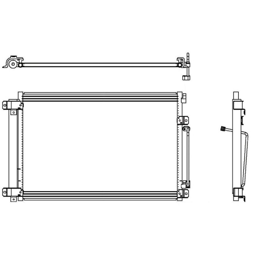 Reach International 31-3480 A/C Condenser