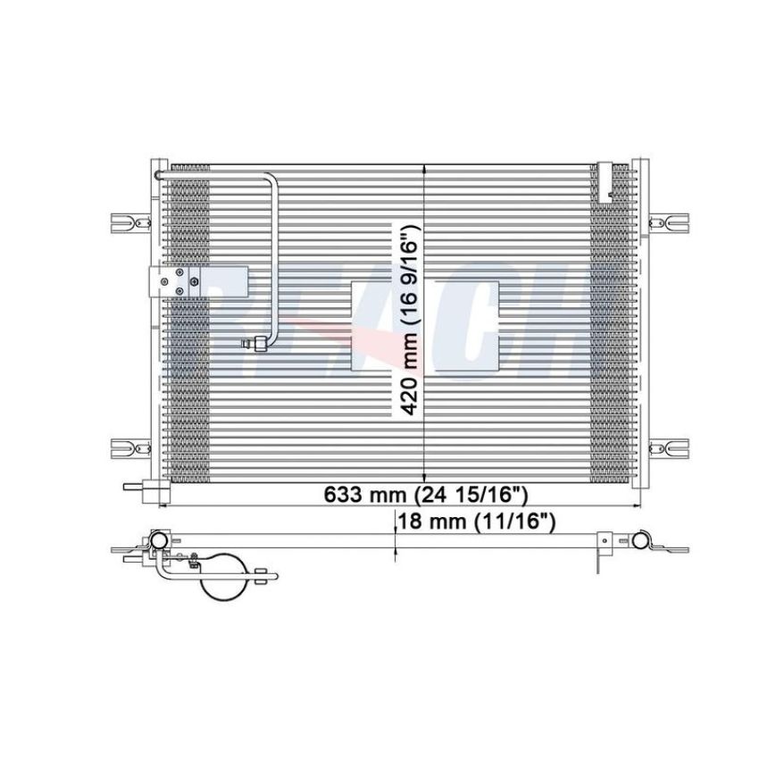 Reach International 31-3552 A/C Condenser