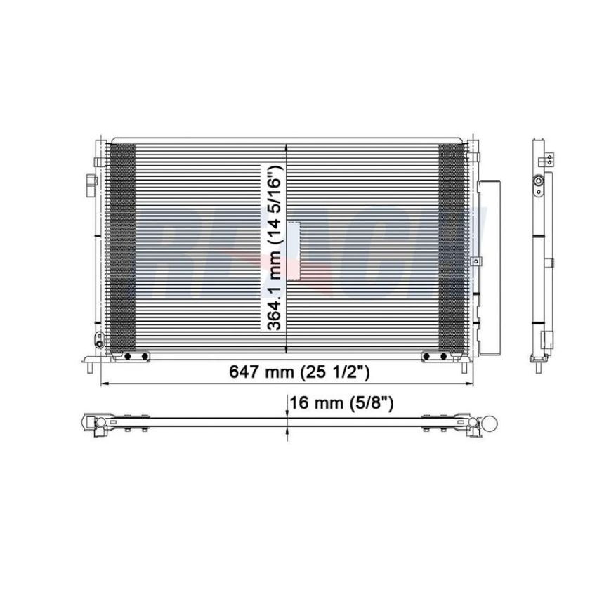 Reach International 31-3569 A/C Condenser
