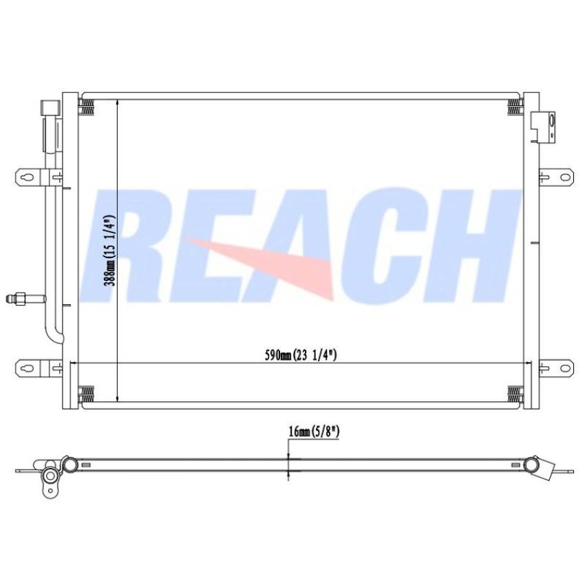 Reach International 31-3571 A/C Condenser