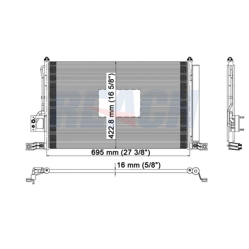 Reach International 31-3576 A/C Condenser