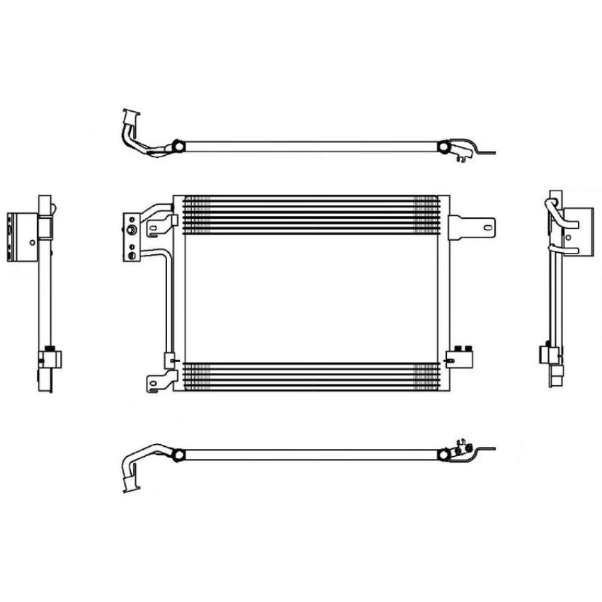 Reach International 31-3587 A/C Condenser
