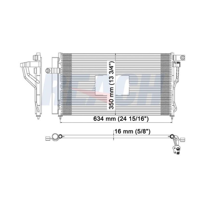 Reach International 31-3590 A/C Condenser